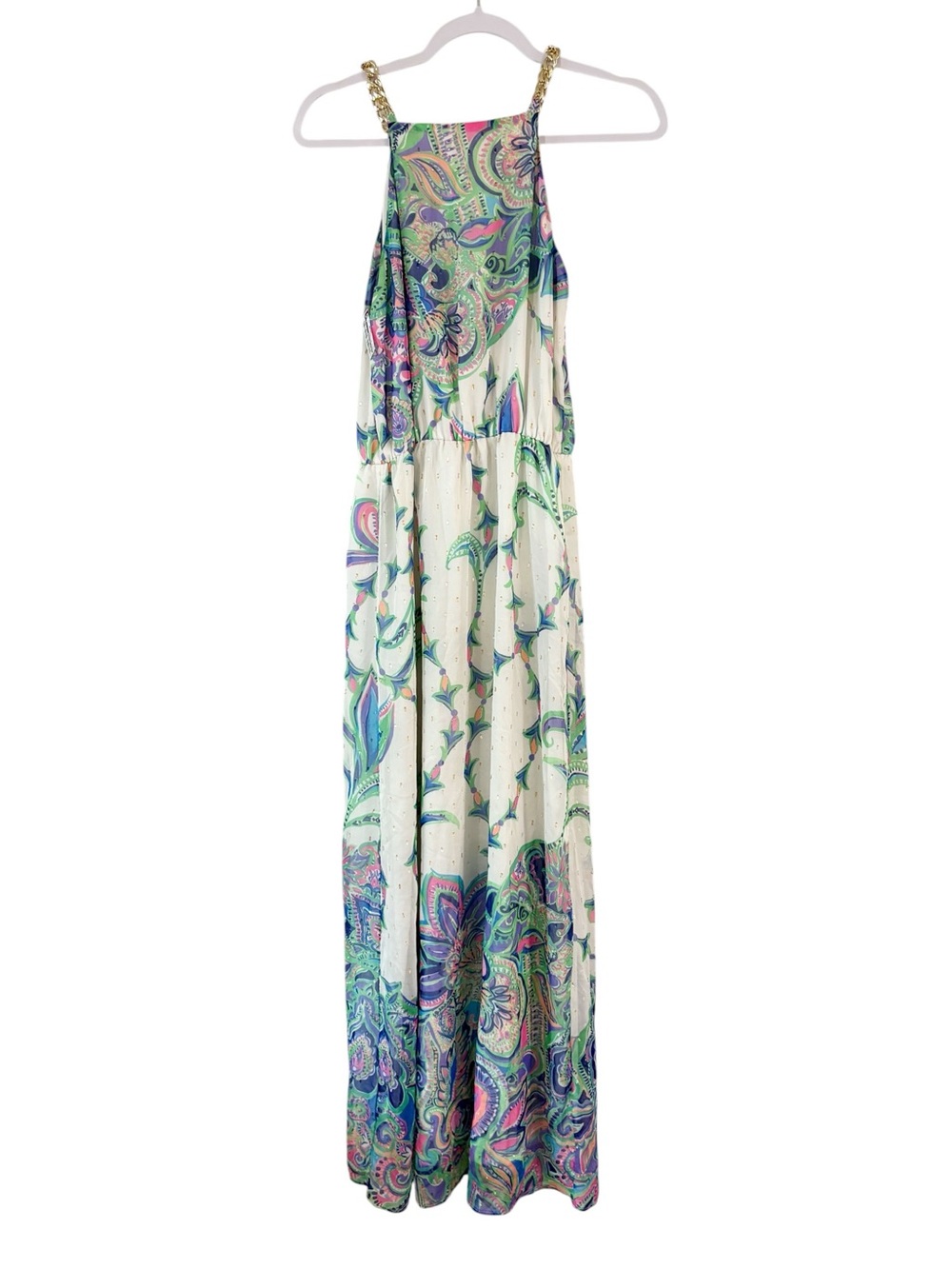Lilly Pulitzer Tiera Multi Best Kept Secret Engineered Maxi Dress Size Small - Picture 13 of 15